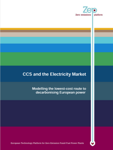 Cover of the picture on CCS and the Electricity Market