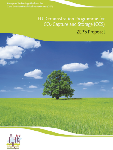 ZEP - EU Demonstration Programme CCS