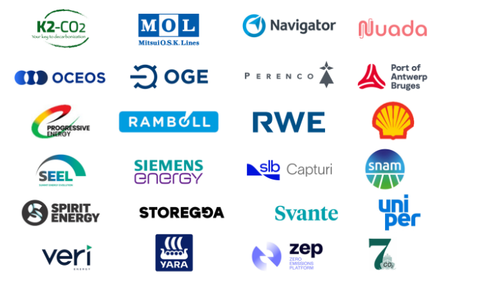 Logos of some of the signatories of the joint letter on the EU-UK ETS linkage negotiations.
